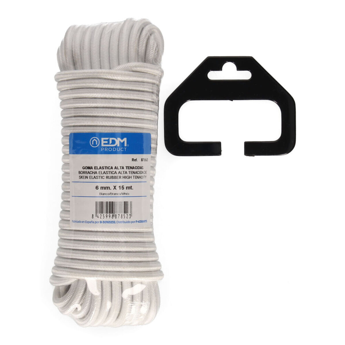 Elastisk ledning EDM 87852 Hvid